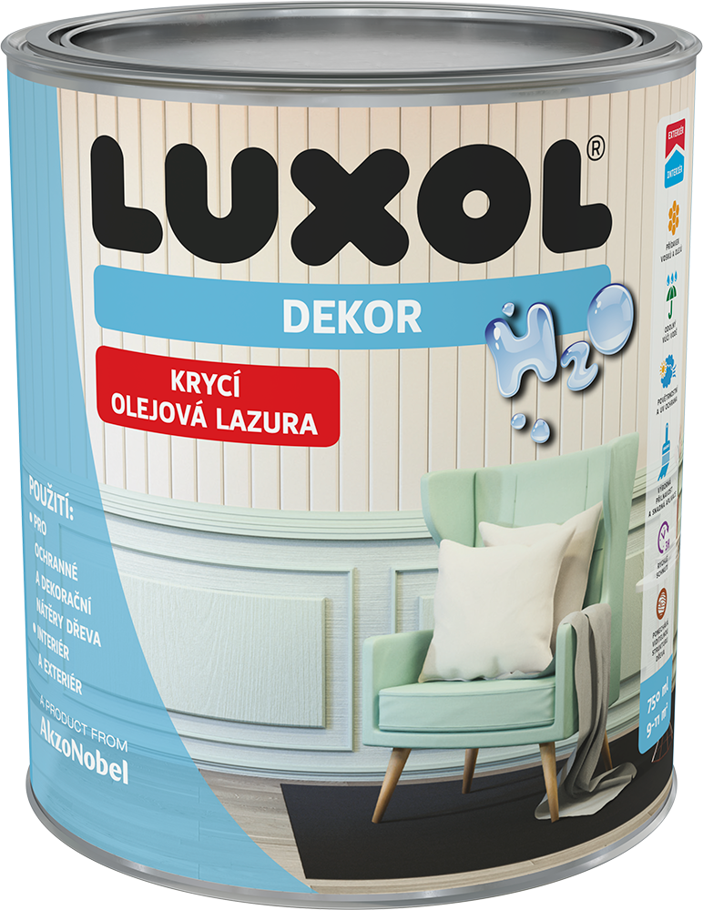 Luxol Dekor krycí olejová lazura 0,75 l