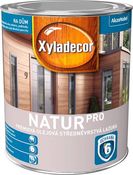 Xyladecor Natur PRO prémiová olejová středněvrstvá lazura 2,5L