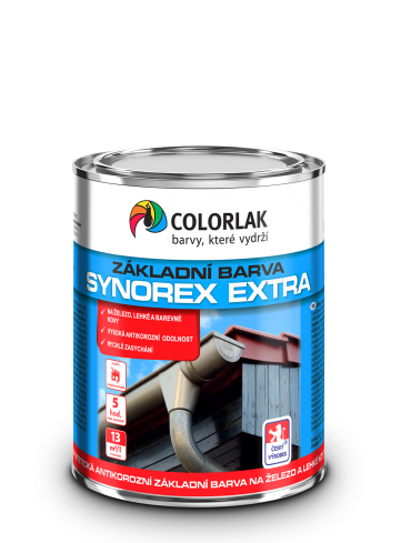 Colorlak SYNOREX EXTRA S2003 základní barva na železo a lehké kovy 3,5L šedá
