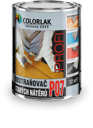 Colorlak ODSTRAŇOVAČ STARÝCH NÁTĚRŮ P07 gelový odstraňovač 5kg