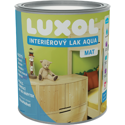 Luxol Interiérový lak AQUA lesk 2,5l