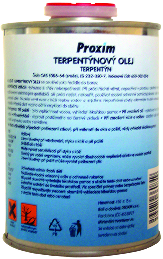 Proxim terpentýnový olej, 850 g