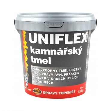 BARVY A LAKY HOSTIVAŘ Uniflex kamnářský tmel, žáruvzdorný tmel, 1,8 kg