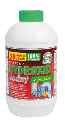 Kittfort Hydroxid sodný – pecky 1kg