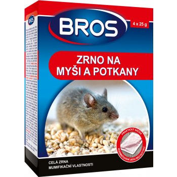 Bros zrno na myši, krysy a potkany, 120 g