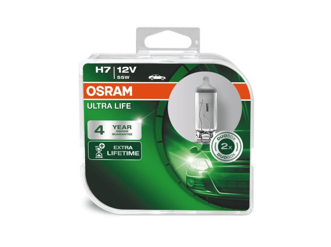 Osram 12V H7 55W PX26D ULTRA LIFE sada