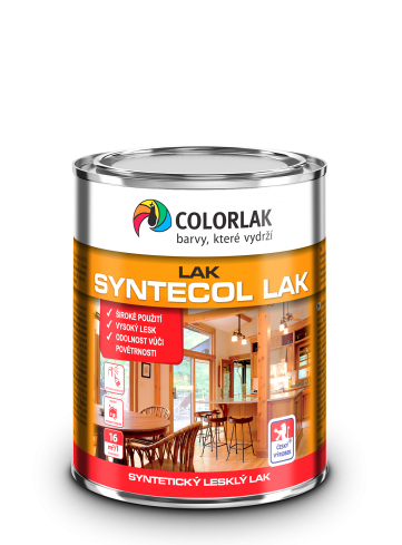 Colorlak SYNTECOL LAK S1002 syntetický bezbarvý lak 0,35L lesklý