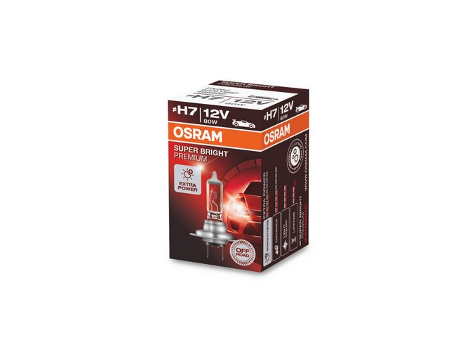 Osram 12V H7 80W PX26D SUPER BRIGHT PREMIUM 
