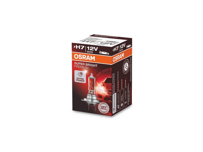 12V H7 80W PX26D Osram SUPER BRIGHT PREMIUM 1ks