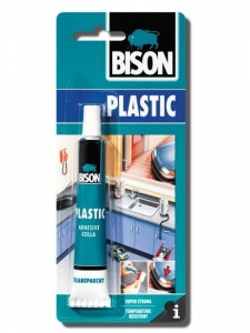 Bison Plastic 25ml Lepidlo na studené svařování tvrdých plastů