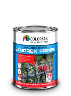 Colorlak SYNOREX PRIMER S2000 antikorozní základní barva na kov 0,6L bílá