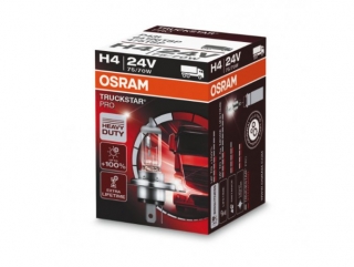 24V H4 75-70W P43T Osram TRUCKSTAR PRO +100% 1ks