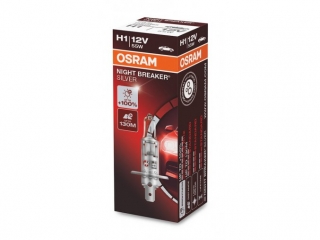 12V H1 55W P14,5S Osram NIGHTBREAKER SILVER +100% 1ks