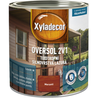 Xyladecor Oversol 2v1 tixotropní silnovrstvá lazura 0,75L