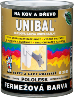 UNIBAL FERMEŽOVÁ BARVA O2025 1 kg bílá